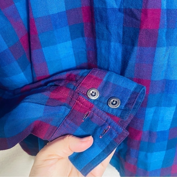 Patagonia Women's Fjord  Plaid Flannel  Size:6 - Picture 6 of 7